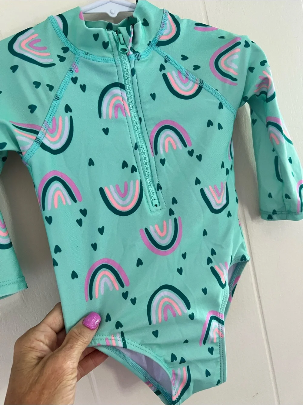 18 mo Swimsuit Long-Sleeve One-Piece by Jumping Beans